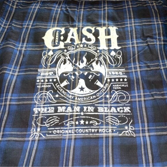 Johnny Cash Flannel - Picture 2 of 7